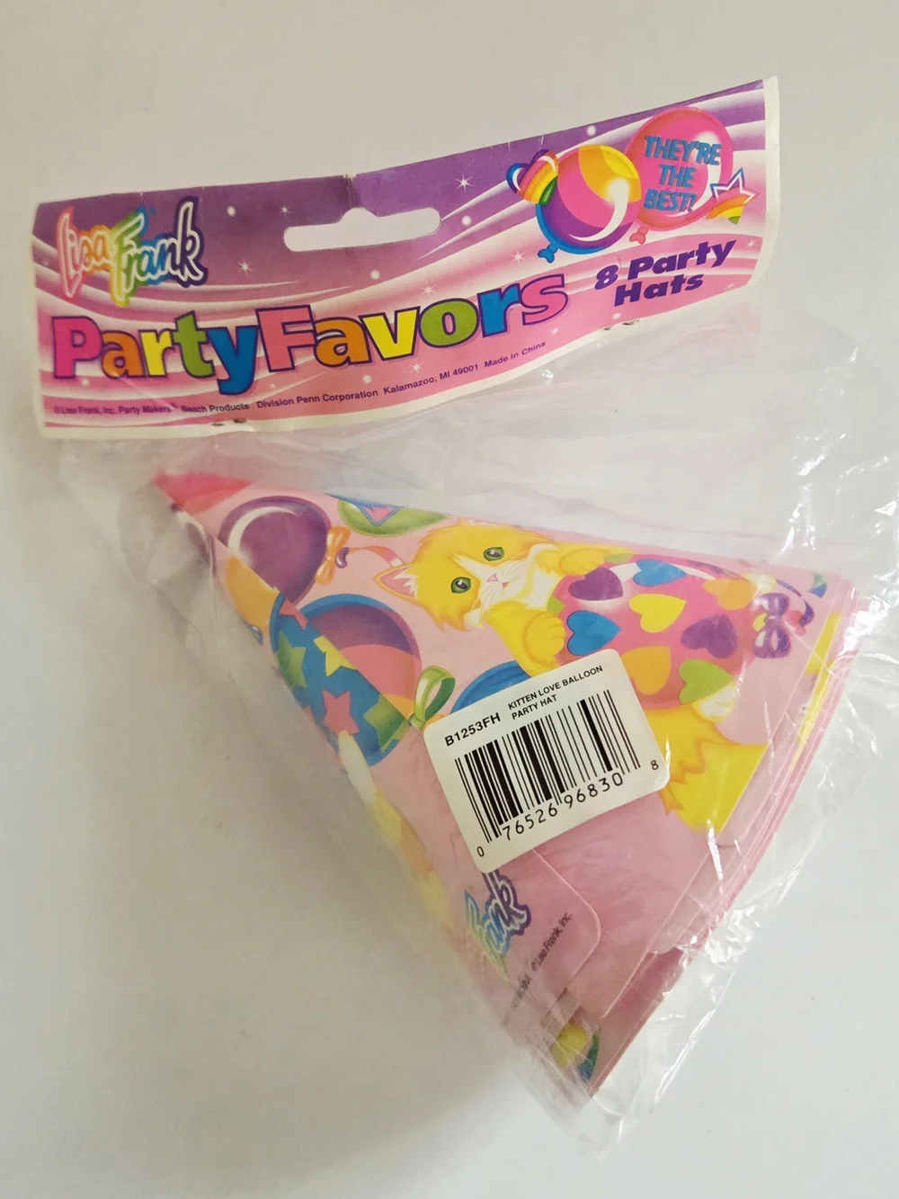 Lisa Frank Pink & Purple Party Favors – Pack of 8